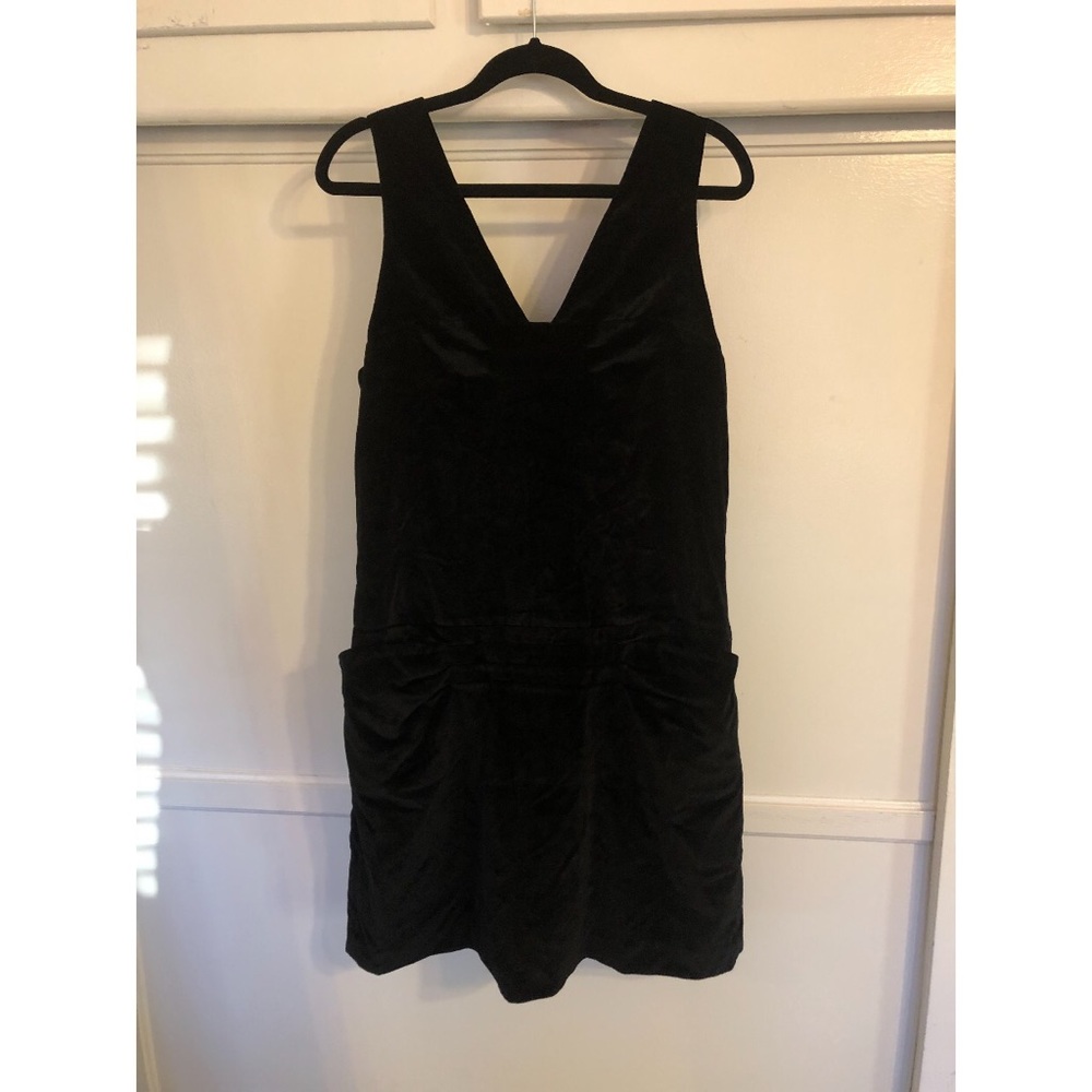 Marc By Marc Jacobs Black Cotton Velvet Dress